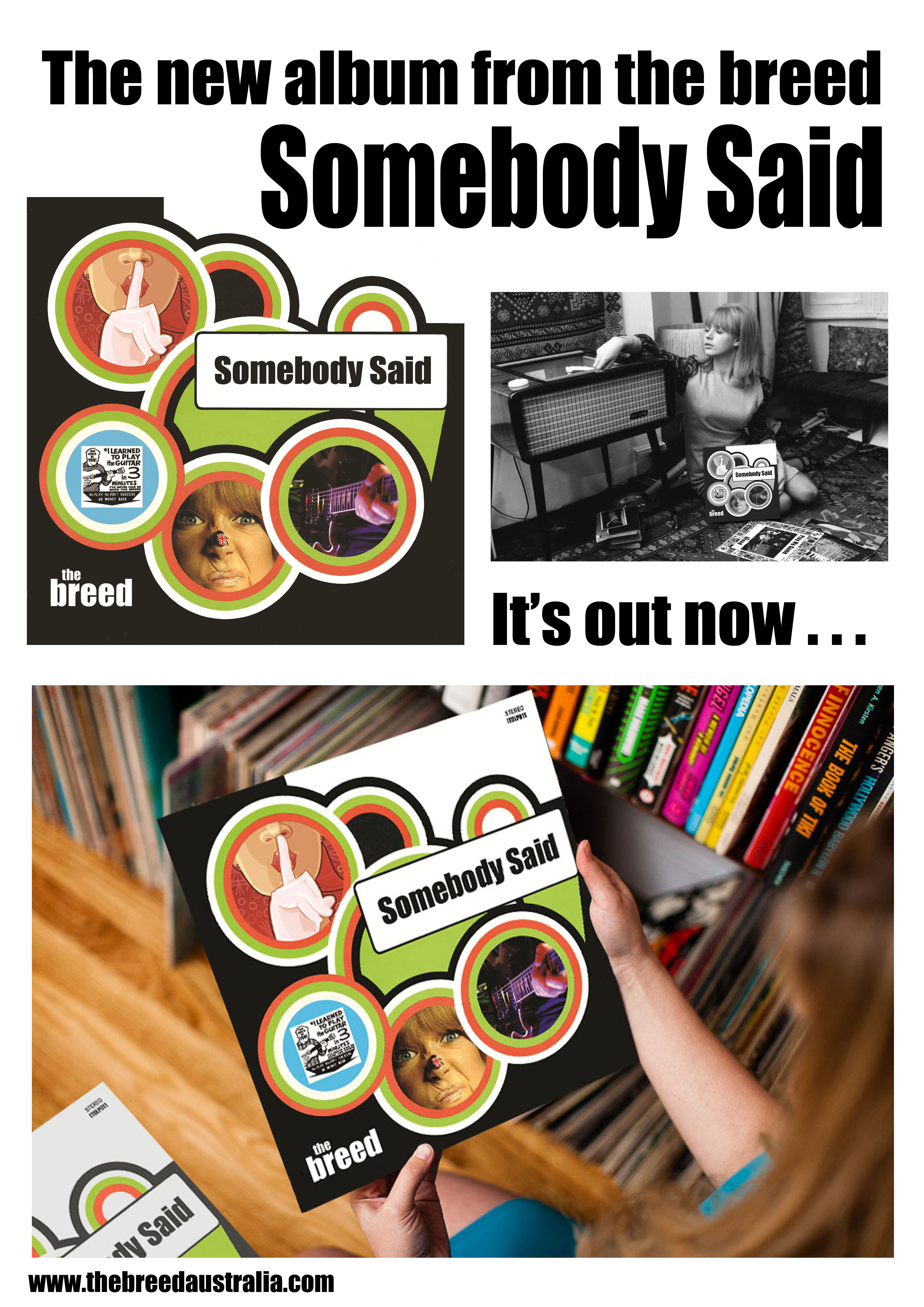 Somebody Said Poster A3 copy